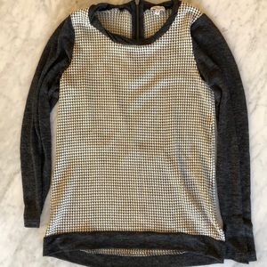 Splendid sweater with zip up back